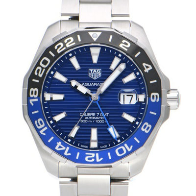 TAG HEUER WAY201T.BA0927 泰格豪雅錶 機械錶 43mm 競潛系列 藍面盤 潛水錶 鋼帶 男錶
