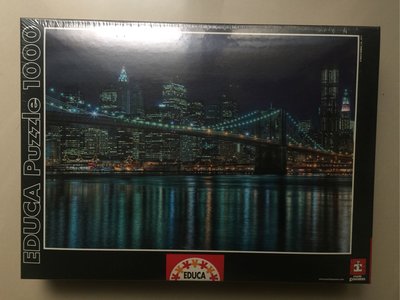 雷諾瓦 紐約曼哈頓大橋 拼圖1000片