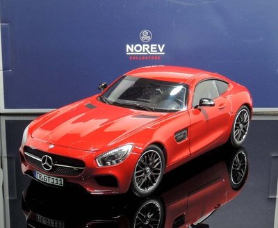 【MASH現貨瘋狂價] Norev 1/18 Mercedes-Benz AMG GT S (C190) 紅