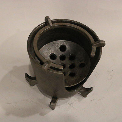 日本雨宮宗手工鑄鐵碳爐煮茶小風爐復古鐵壺碳爐炭火爐子高級茶具