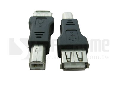 【Safehome】USB A母 轉USB B公 USB轉接頭，一般扁頭USB和印表機方頭 USB 轉接！CU2202