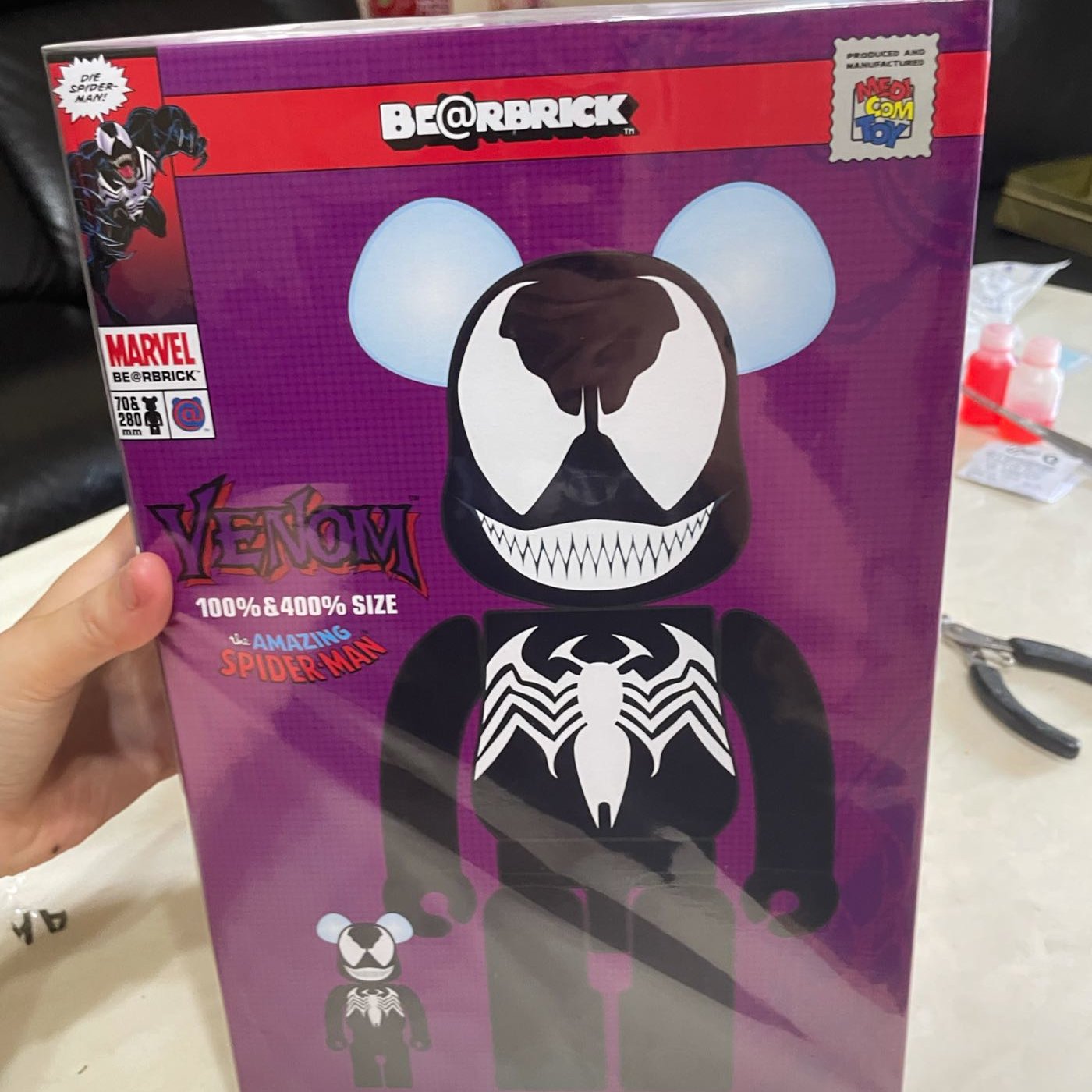 新品未使用】 BE@RBRICK VENOM 100%u0026400%-