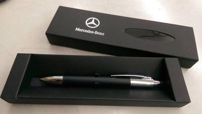 Mercedes-Benz 賓士 ~ 原廠Benz車標-賓士精品正品禮盒裝 - 精品鋼珠筆
