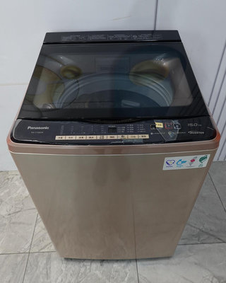 桃園二手家電 推薦-Panasonic 國際牌 15公斤 變頻 直立式 洗衣機 NA-V168DB 便宜中古2手家電電器