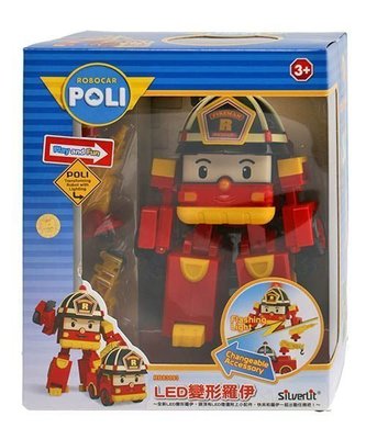 佳佳玩具 ----- 正版授權 進口 救援小英雄 POLI 波力 LED變形羅伊 附配件 變形機器人【0583093】