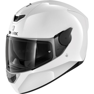 瀧澤部品 法國 SHARK D-SKWAL 2 全罩安全帽 素色 亮白 內藏墨片 通勤機車重機 透氣舒適 內襯全可拆