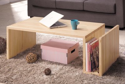 北歐實木長方形茶几現代簡約小戶型創意方桌極簡家具