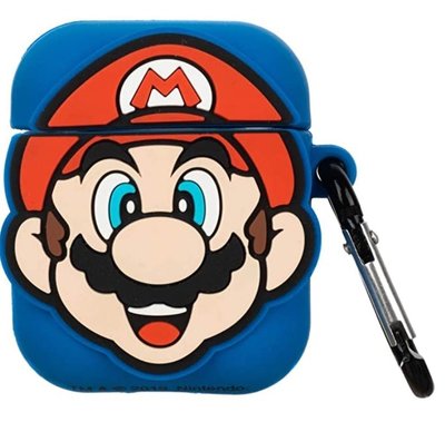 預購 美國帶回 Super Mario 正版 超級瑪利兄弟 Nintendo 馬力歐  AirPods 保護套 附掛鉤
