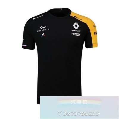(72H寄出）新款 19賽季 鷹飛淩 INFINITI F1雷諾車隊 Renault 賽車服 短袖T恤 汽車標誌衣服