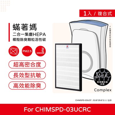一入 台製不發酸 升級顆粒碳 蟎著媽 副廠濾網 適3M 超濾淨 CHIMSPD-03UCF CHIMSPD-03UCRC