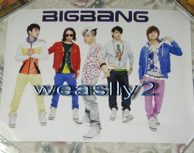 BIGBANG BIG BANG-GARAGARA GO【原版宣傳海報】免競標