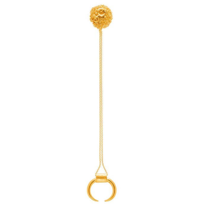 葡萄牙精品 CINCO 台北ShopSmart直營店 Shout necklace 24K金新月項鍊 經典款