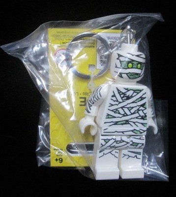 (STH)LEGO 樂高 LED 人偶鑰匙圈 經典 木乃伊 ~腳會發亮-$320