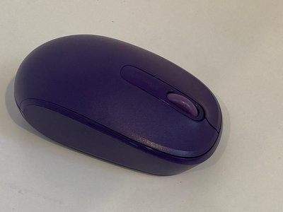 Microsoft 1850 無線行動滑鼠 藍紫色