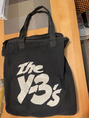 Y3 托特包 出清 高41，寬37 底深約5 輕磅棉布 有內袋 袋口拉鏈設計 購於專櫃