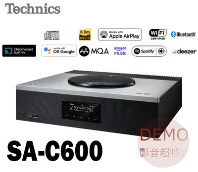 ㊑DEMO影音超特店㍿日本Technics SA-C600 CD 網路串流收音擴大機
