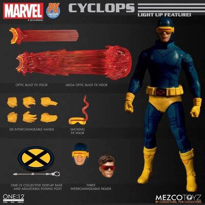 金錢貓雜貨 全新 Mezco One:12 PX限定版 X戰警 獨眼龍 Cyclops