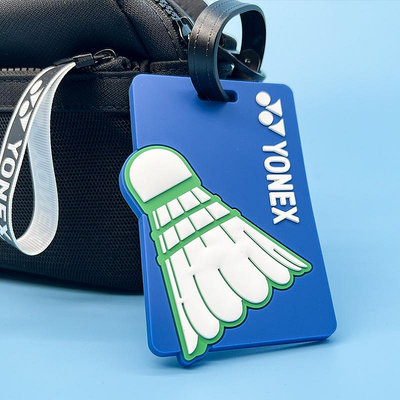 大白正品YONEX尤尼克斯AC032CR行李牌羽毛球配件掛件小飾品信息卡