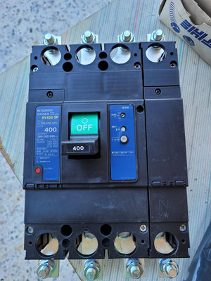 三菱Mitsubishi 漏電斷路器 ELCB 4P 400A NV400-SP 漏電開關
