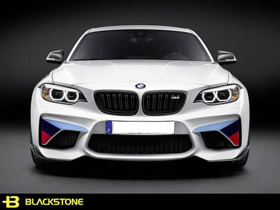 [黑石研創] BMW F87 M2 原廠 改裝 M Performance 腎形 水箱罩護罩 黑鼻頭【2J079】