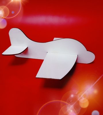 【五旬藝博士】可愛 創意 木製飛機 造型飛機 美勞素材 DIY 美勞材料