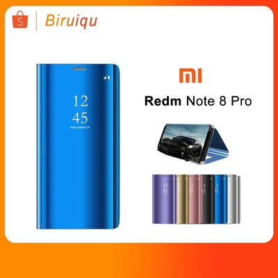 小米 紅米 Note 8 Pro Redmi Note8Pro 手機殼 翻蓋鏡面保護套 全包 立式手機殼-337221106