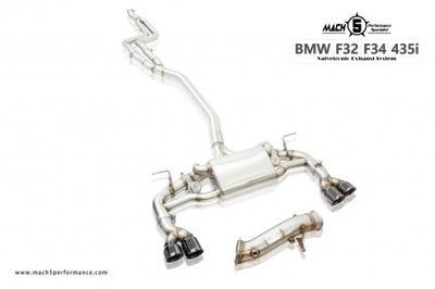 【YGAUTO】BMW F32 F36 435i N55 MACH5 高流量帶三元催化頭段 當派 排氣管 底盤系統改裝