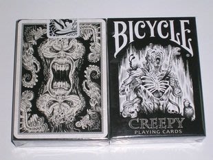 現貨 美國原裝進口 Bicycle Creepy Decks 異形單車撲克牌