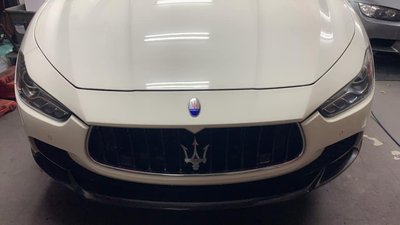 【天翊國際】Maserati Ghibli Q4 SQ4 N款 抽真空 碳纖維 前下巴