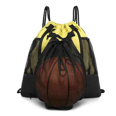 籃球足球排球多用途後背包訓練機構培訓訂製logo網袋可拆卸隱藏
