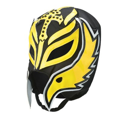 [美國瘋潮]正版WWE Rey Mysterio Yellow Replica Mask 小巨人619黃黑色戰鬥面具代購