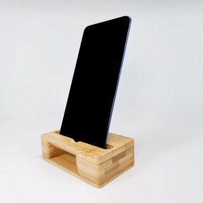 手機支架竹制擴音器底座 創意懶人桌面多功能竹木揚聲器手機支架