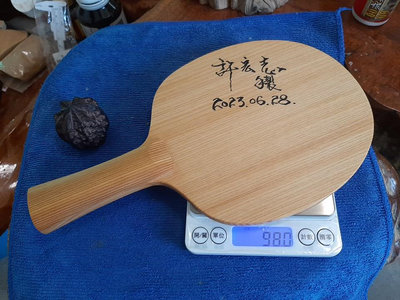 台灣檜木單板橫式桌球拍