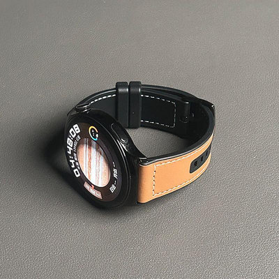 適用華為Watch4手錶4pro錶帶GT3真皮GT2智能3pronew男女buds運動小米WATCH S3錶帶