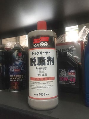 【油品味】SOFT99 脫脂劑 去除油脂,適合於任何車色和車漆 CG005