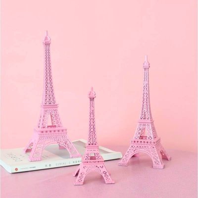 彩色鐵塔擺件Eiffel Tower巴黎埃菲爾鐵塔模型法國浪漫旅游紀念品