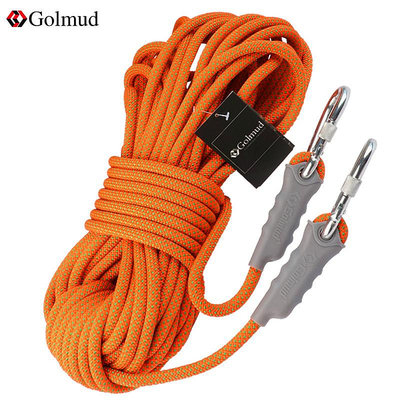登山繩戶外空調安裝安全繩攀巖繩攀登裝備繩索耐磨救援繩子帶掛鉤