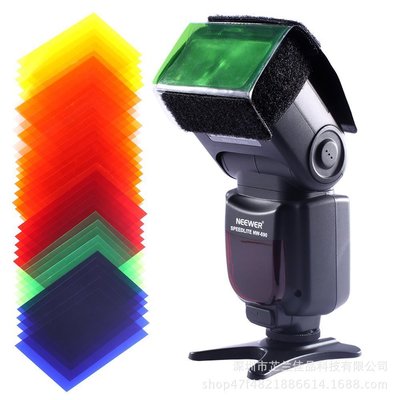 現貨相機配件單眼配件NEEWER 適用佳能 尼康 索尼  機頂閃光燈配件色溫片 35種濾色片