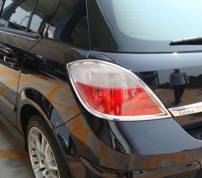 IDFR ODE 汽車精品  OPEL ASTRA 05-UP 鍍鉻後燈框 電鍍後燈框3M雙面膠 直接黏貼 安裝簡易