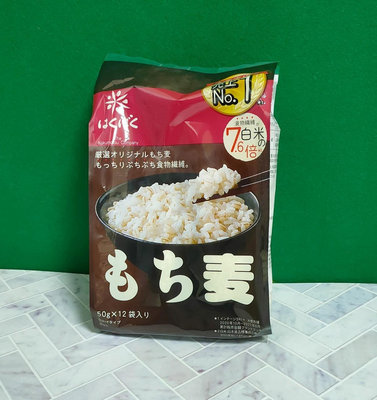 日本進口 黃金大地 Hakubaku 糯麥米600g(50g*12袋)