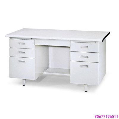 DL OA辦公桌W140*D70cm 主管桌 工作桌 辦公 具 電腦桌灰白色臺中市區-標準五金