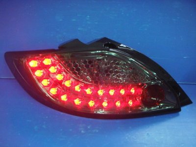 小亞車燈╠ 全新MAZDA2 MAZDA 2 馬2 燻黑版 LED 尾燈 也有 紅白 款 3500