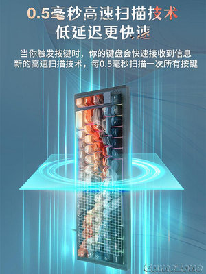 鍵盤 現貨xtrfy官方正品K5V2洪流低延遲客制化電競FPS游戲鍵盤底座67鍵