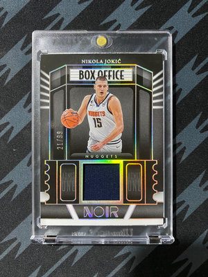 2022-23 Noir Nikola Jokic Jersey /99 限量 小丑 約基奇 約老師 金塊 黑國寶 國寶 球衣卡 球衣