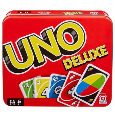 【陽光桌遊】UNO鐵盒版 UNO TIN Mattel 益智玩具 正版桌遊 滿千免運