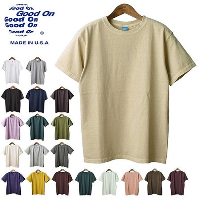 TSU代購 Good On 日本製 中厚磅 植物染 水洗 短T 短袖T恤 Crew Tee 5.5oz