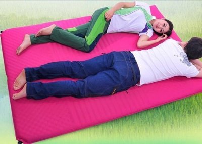 (需宅配) 雙人自動充氣墊 自動充氣睡墊 睡墊 床墊 露營睡墊 露營床墊 8CM 自動充氣一體成形