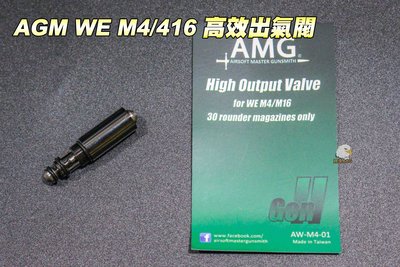 【翔準軍品AOG】AMG WE M4/416 高效出氣閥 AWM401