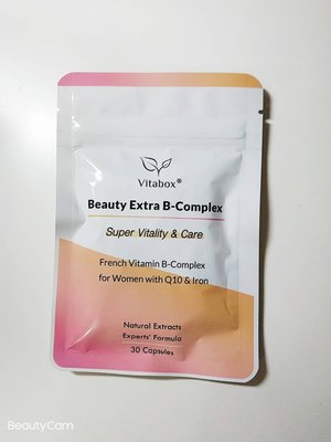 (7包2000宅配免運可刷卡,最新正品)Vitabox歐洲女性天然酵母維生素B群+Q10+專利鐵