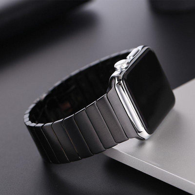 Apple Watch Series5/4/3蘋果手錶金屬不銹鋼錶帶 iwatchqw【飛女洋裝】